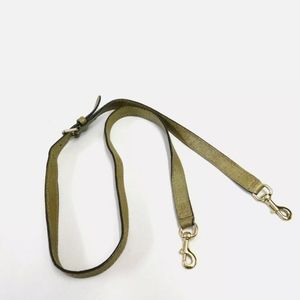 Gucci brown leather shoulder strap